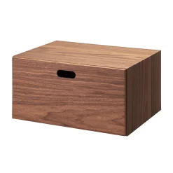 Outlet Muji Demi Bloc‐tiroir en noyer ‐ 1 tiroir (Dont Eco‐part. 0,82 €)