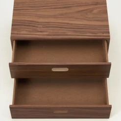 Best Muji Demi Bloc‐tiroir en noyer ‐ 2 tiroirs horizontaux (Dont Eco‐part. 0,82 €)