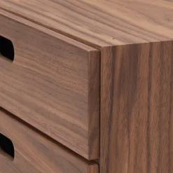 Best Muji Demi Bloc‐tiroir en noyer ‐ 2 tiroirs horizontaux (Dont Eco‐part. 0,82 €)