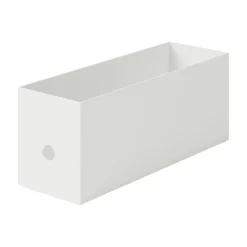 Outlet Muji Demi boîte archive grise en PP L10X P32X H12cm