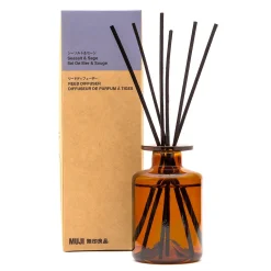 Discount Muji Diffuseur de parfum à tiges ‐ Sel de mer et sauge 175 ml