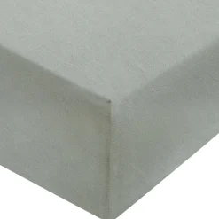 New Muji Drap housse en coton délavé ‐ 100 x 200 x 18‐28 cm