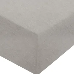 New Muji Drap housse en coton délavé ‐ 100 x 200 x 18‐28 cm