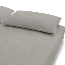 New Muji Drap housse en coton délavé ‐ 100 x 200 x 18‐28 cm