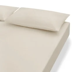 Hot Muji Drap housse en coton délavé ‐ 180 x 200 x 18‐28 cm