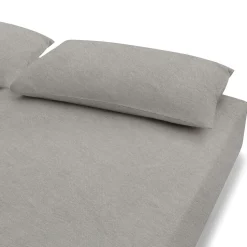 Hot Muji Drap housse en coton délavé ‐ 180 x 200 x 18‐28 cm