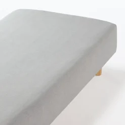 Outlet Muji Drap housse en jersey de coton ‐ 160 x 200 x 18‐28 cm