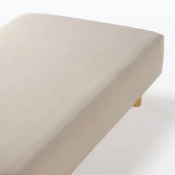 Outlet Muji Drap housse en jersey de coton ‐ 160 x 200 x 18‐28 cm