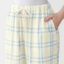 Outlet Muji Ensemble d'intérieur avec pantalon en double gaze pour femme