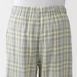 Outlet Muji Ensemble d'intérieur avec pantalon en double gaze pour homme