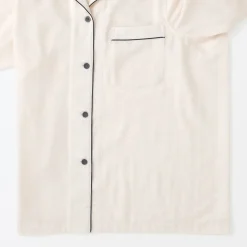 Online Muji Ensemble pyjama à manches longues en gaze double pour femme