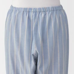 Online Muji Ensemble pyjama à manches longues en gaze double pour femme