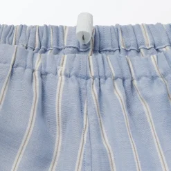 Online Muji Ensemble pyjama à manches longues en gaze double pour femme