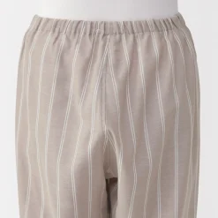 Online Muji Ensemble pyjama à manches longues en gaze double pour femme