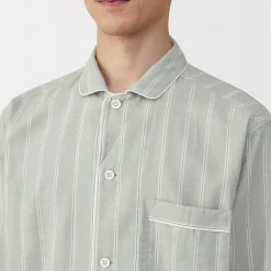 Muji Ensemble pyjama à manches longues en gaze double pour homme