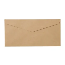 Hot Muji Enveloppe en papier kraft 105 x 215mm ‐ Lot de 8