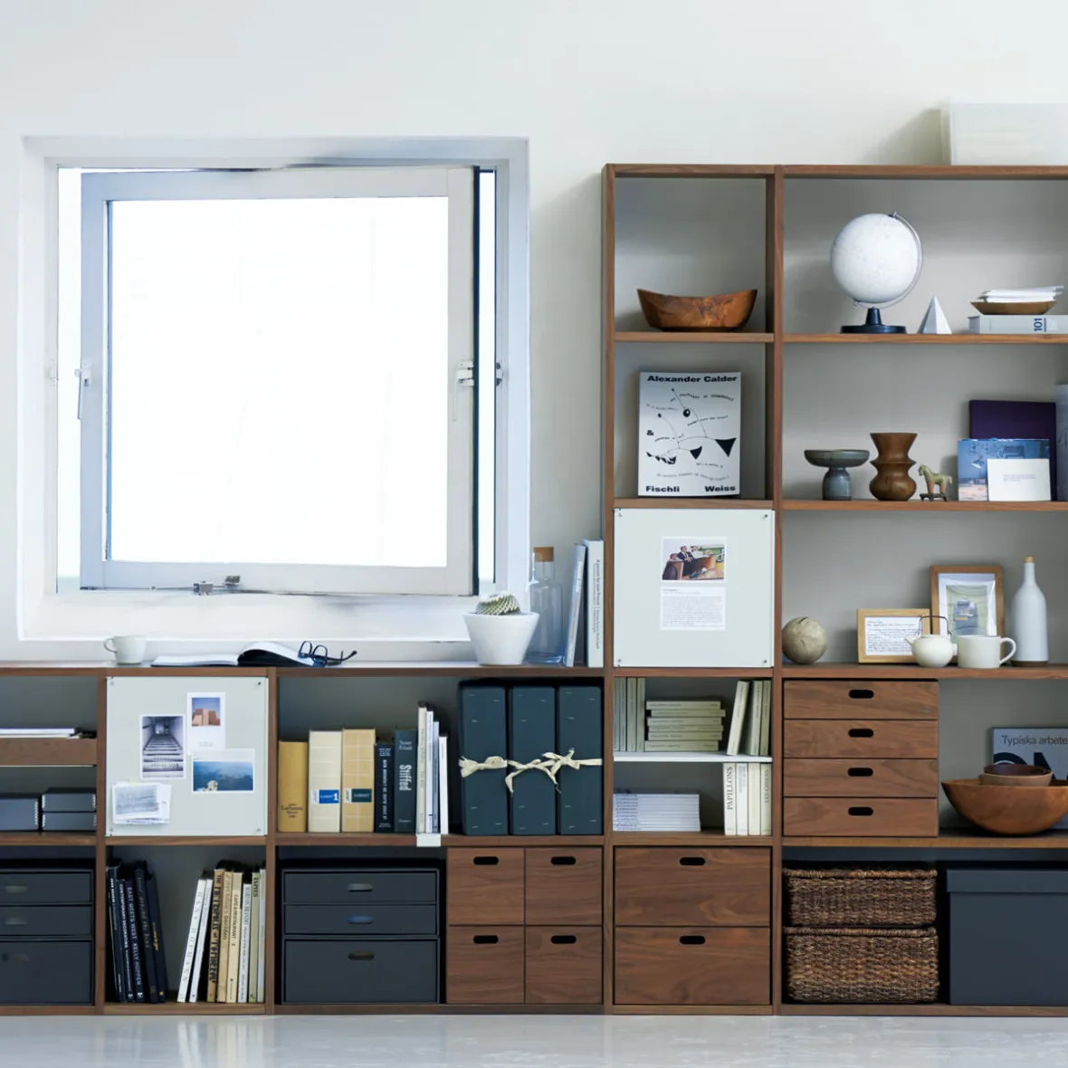 Clearance Muji Etagère additionnelle en noyer ‐ 2 niveaux (Dont Eco‐part. 0,82 €)