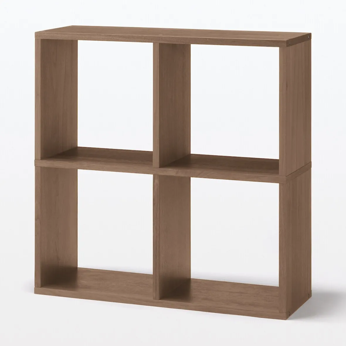 Clearance Muji Etagère additionnelle en noyer ‐ 2 niveaux (Dont Eco‐part. 0,82 €)