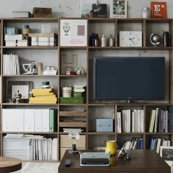 Online Muji Etagère additionnelle en noyer ‐ 5 niveaux (Dont Eco‐part. 1,80 €)