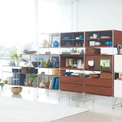 Hot Muji Etagère additionnelle large en noyer (Dont Eco‐part. 0,32 €)