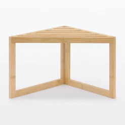 Clearance Muji Etagère d'angle en bambou