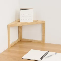 Clearance Muji Etagère d'angle en bambou