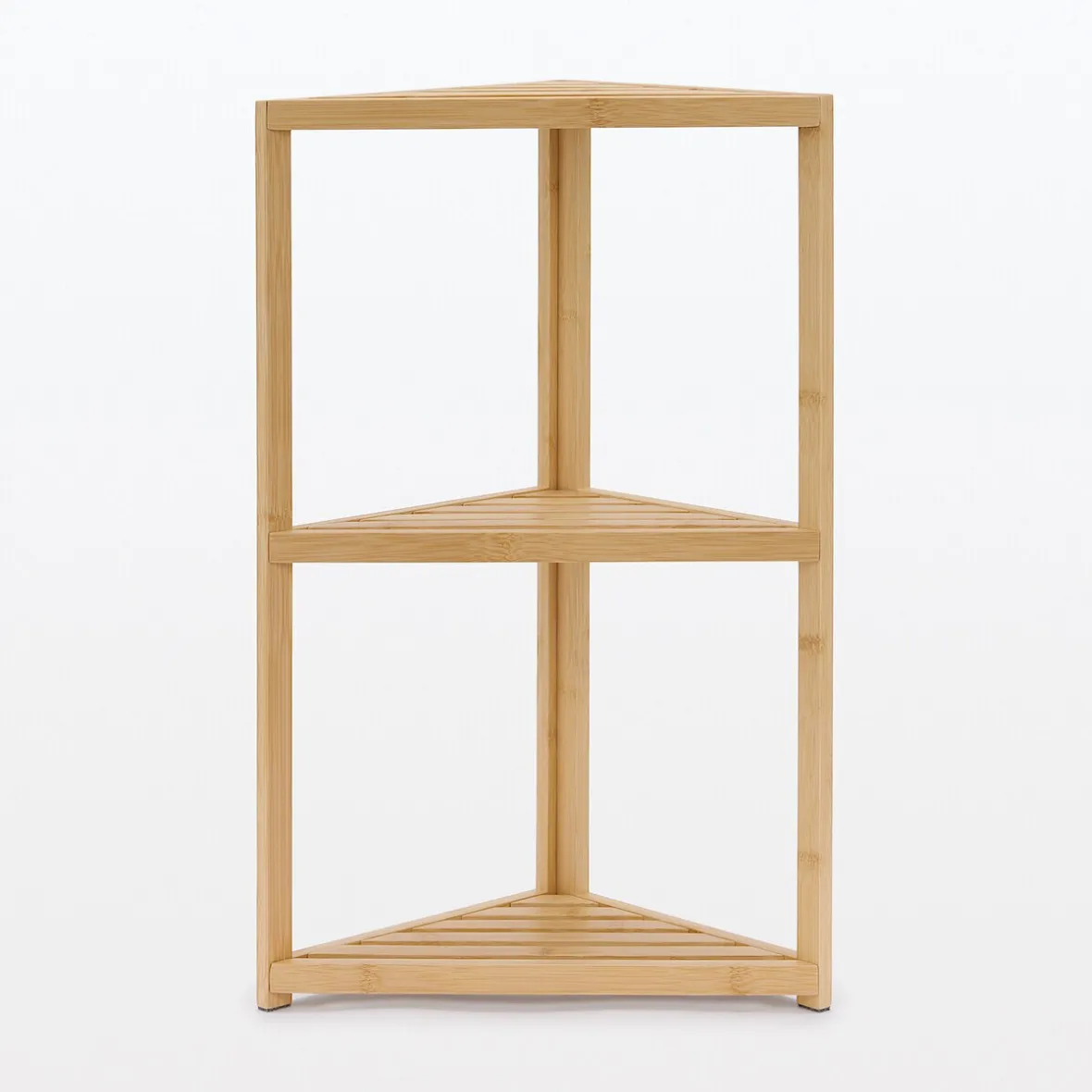 Discount Muji Etagère d'angle en bambou ‐ 3 niveaux