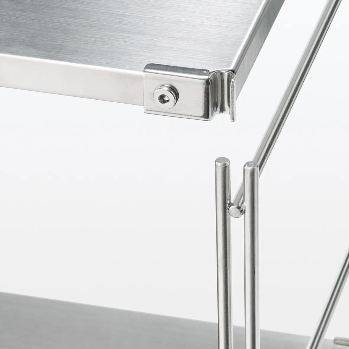 Discount Muji Etagère en acier inoxydable large ‐ 4 niveaux (Dont Eco‐part. 0,82 €)