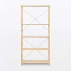 Muji Etagère en pin large ‐ 5 niveaux