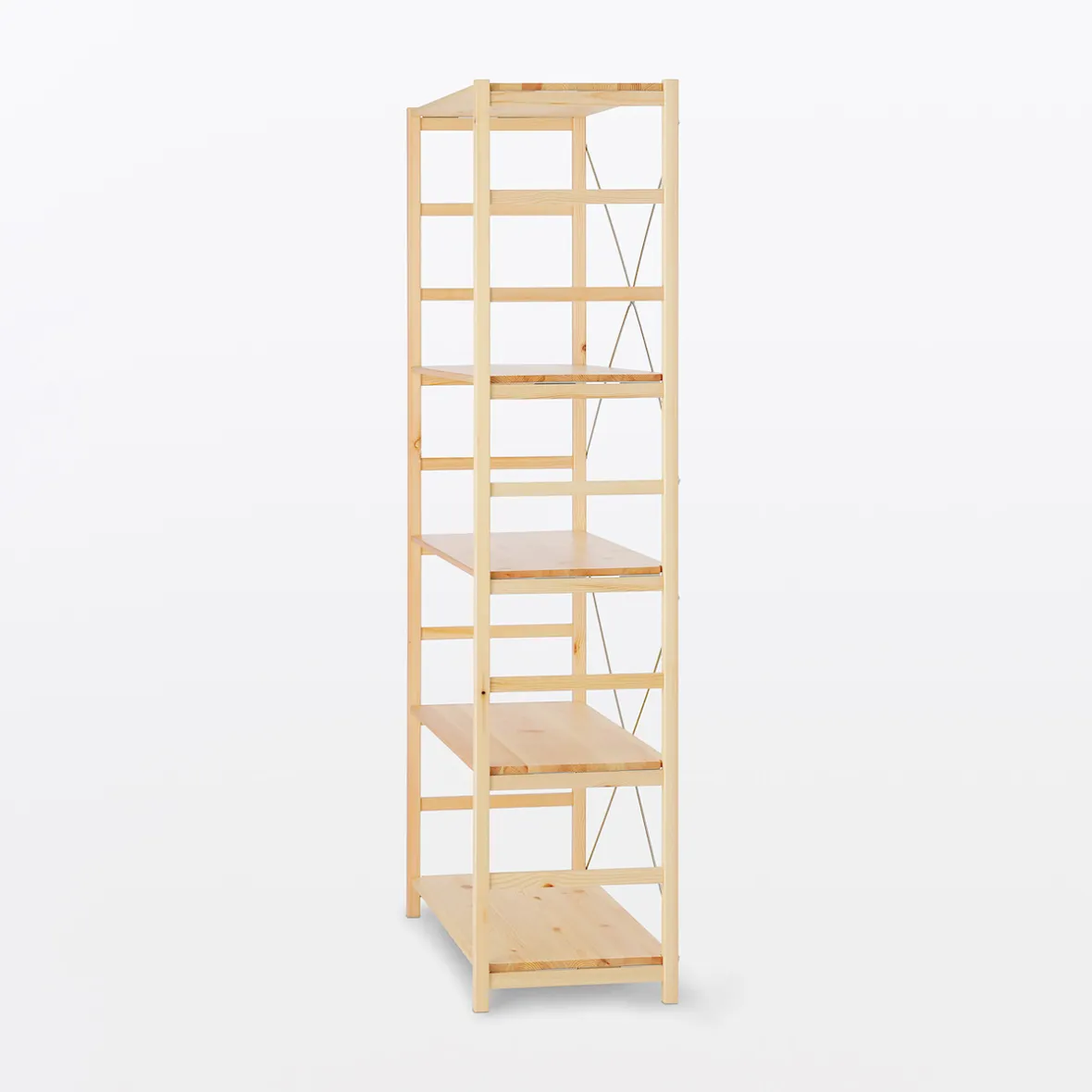 Muji Etagère en pin large ‐ 5 niveaux