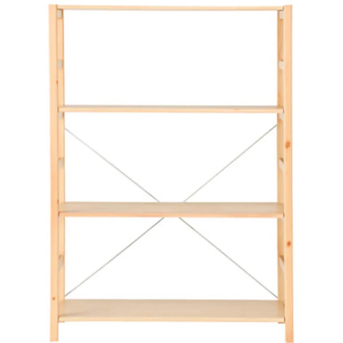 Outlet Muji Etagère en pin large ‐ 4 niveaux