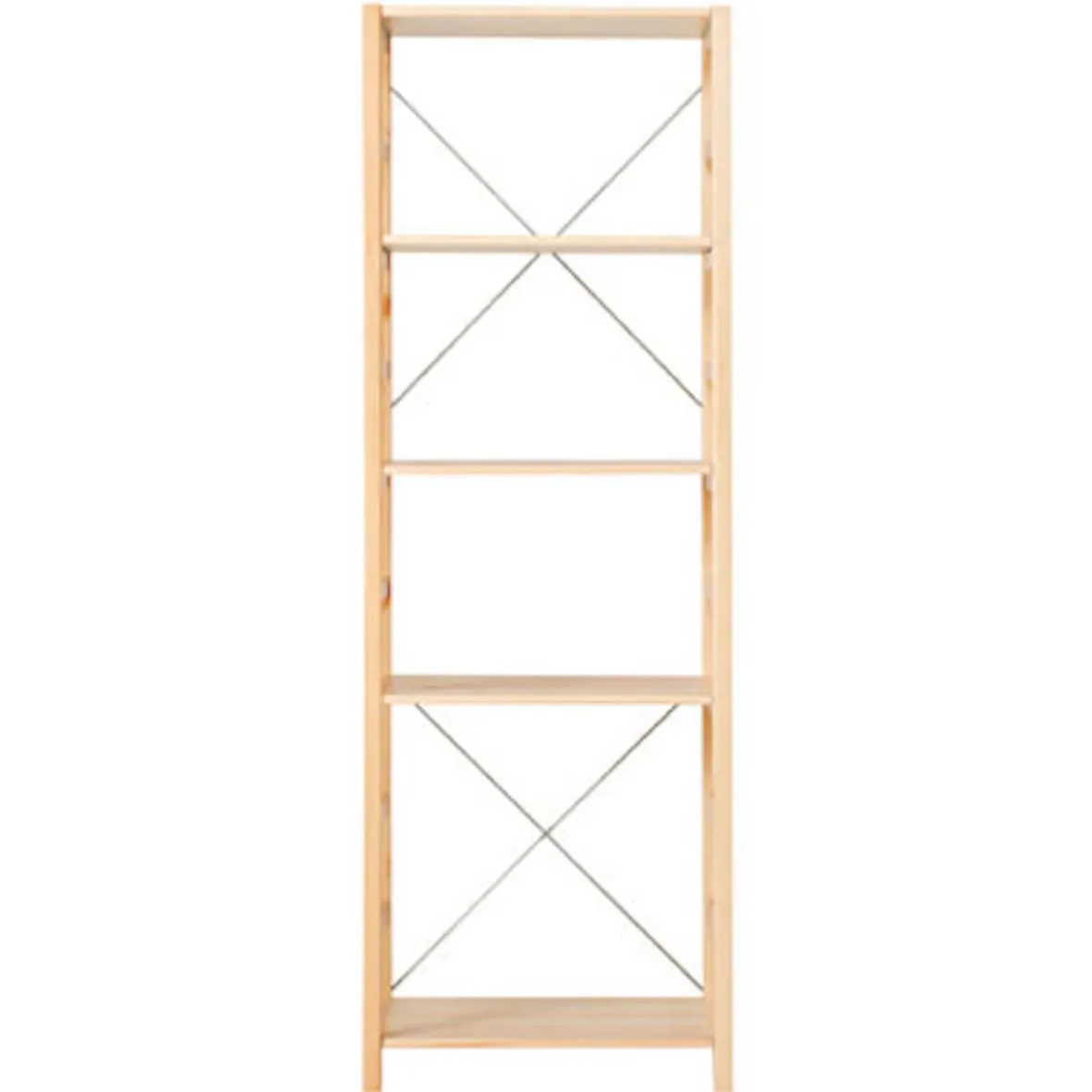 Best Muji Etagère en pin étroite ‐ 5 niveaux