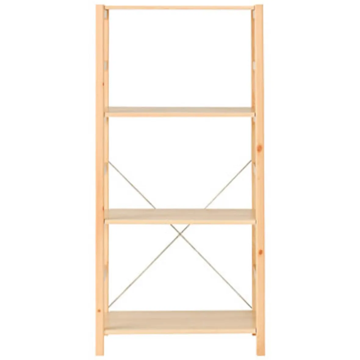Hot Muji Etagère en pin étroite ‐ 4 niveaux
