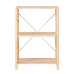 Outlet Muji Etagère en pin étroite ‐ 3 niveaux