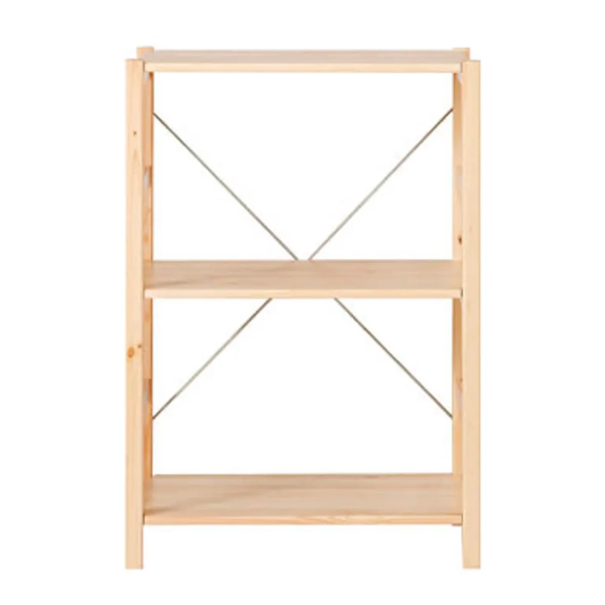 Outlet Muji Etagère en pin étroite ‐ 3 niveaux
