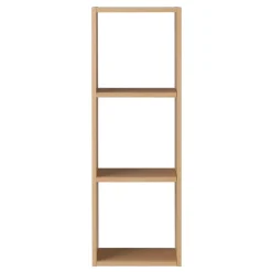 Hot Muji Etagère étroite en chêne ‐ 3 niveaux (Dont Eco‐part. 1,80 €)