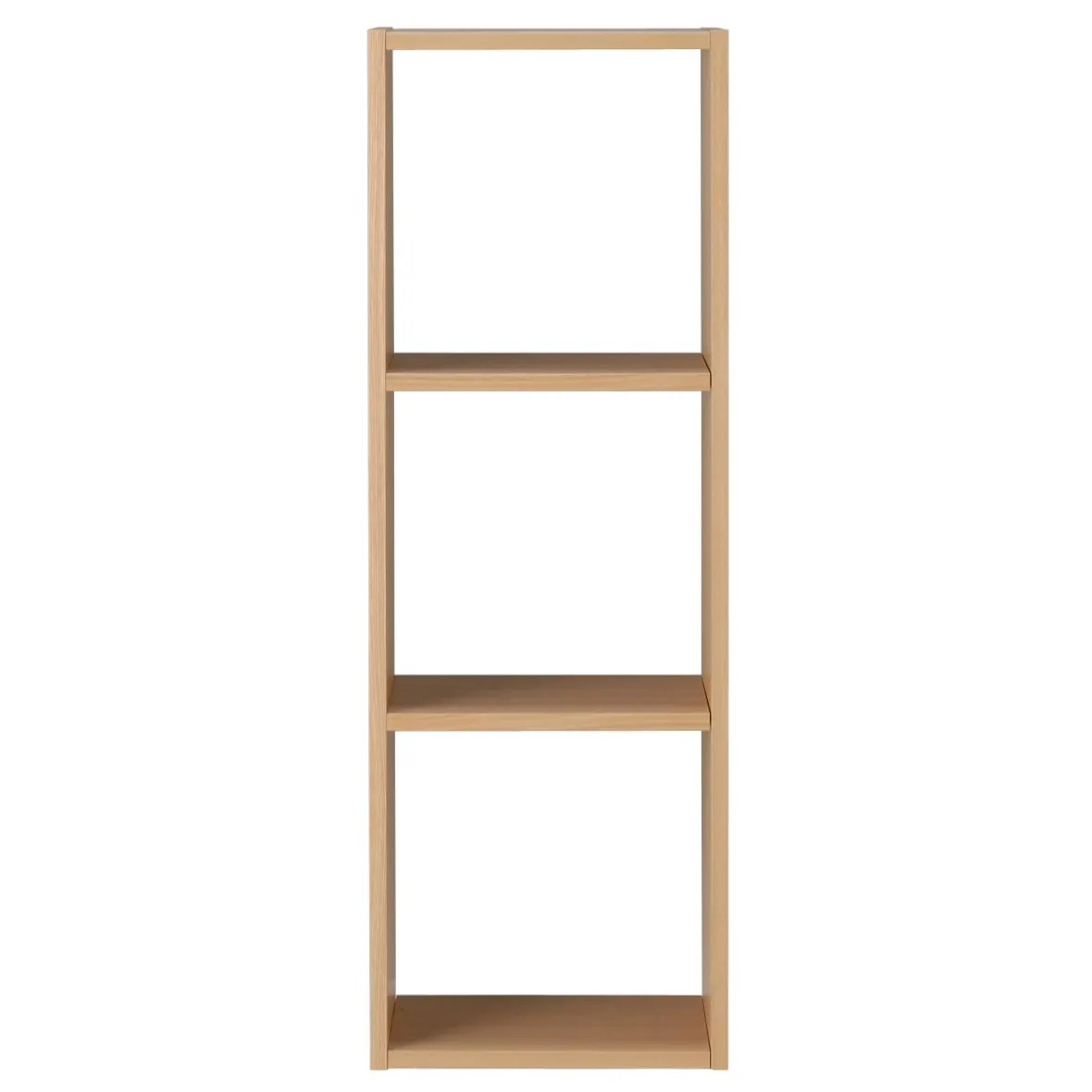 Hot Muji Etagère étroite en chêne ‐ 3 niveaux (Dont Eco‐part. 1,80 €)