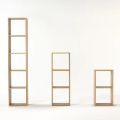 Hot Muji Etagère étroite en chêne ‐ 3 niveaux (Dont Eco‐part. 1,80 €)