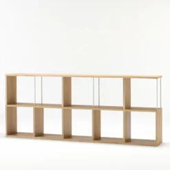 Hot Muji Etagère étroite en chêne ‐ 3 niveaux (Dont Eco‐part. 1,80 €)