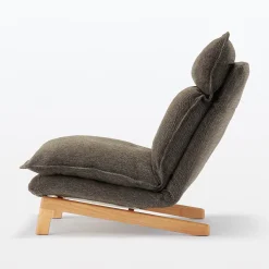 Clearance Muji Fauteuil inclinable à dossier haut – Marron