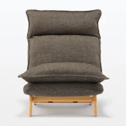 Clearance Muji Fauteuil inclinable à dossier haut – Marron