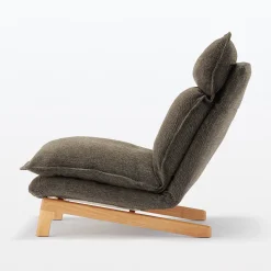 Clearance Muji Fauteuil inclinable à dossier haut – Marron