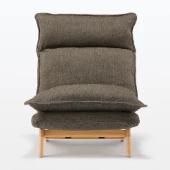 Clearance Muji Fauteuil inclinable à dossier haut – Marron