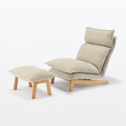 Sale Muji Fauteuil inclinable à dossier haut – Beige