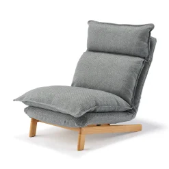 New Muji Fauteuil inclinable à dossier haut – Gris