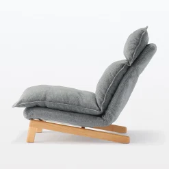 New Muji Fauteuil inclinable à dossier haut – Gris