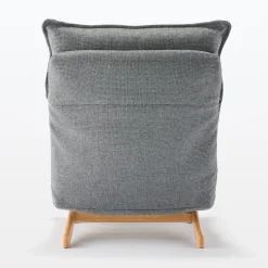New Muji Fauteuil inclinable à dossier haut – Gris