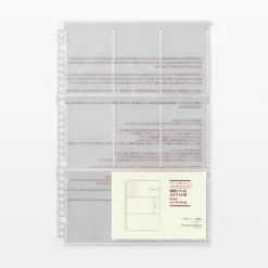 Online Muji Feuilles porte‐photo de recharge pour format A4 large ‐ 9 pochettes, format photo instantanée