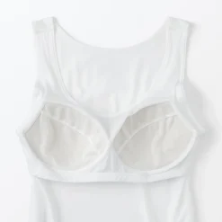 Sale Muji Gilet à soutien caché en mélange de lyocell pour femme