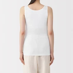 Sale Muji Gilet à soutien caché en mélange de lyocell pour femme